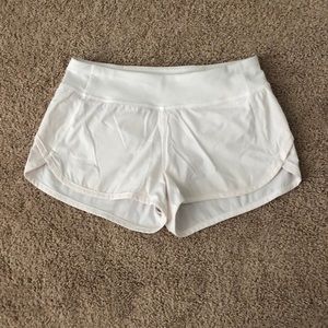White Ivivva speed up shorts